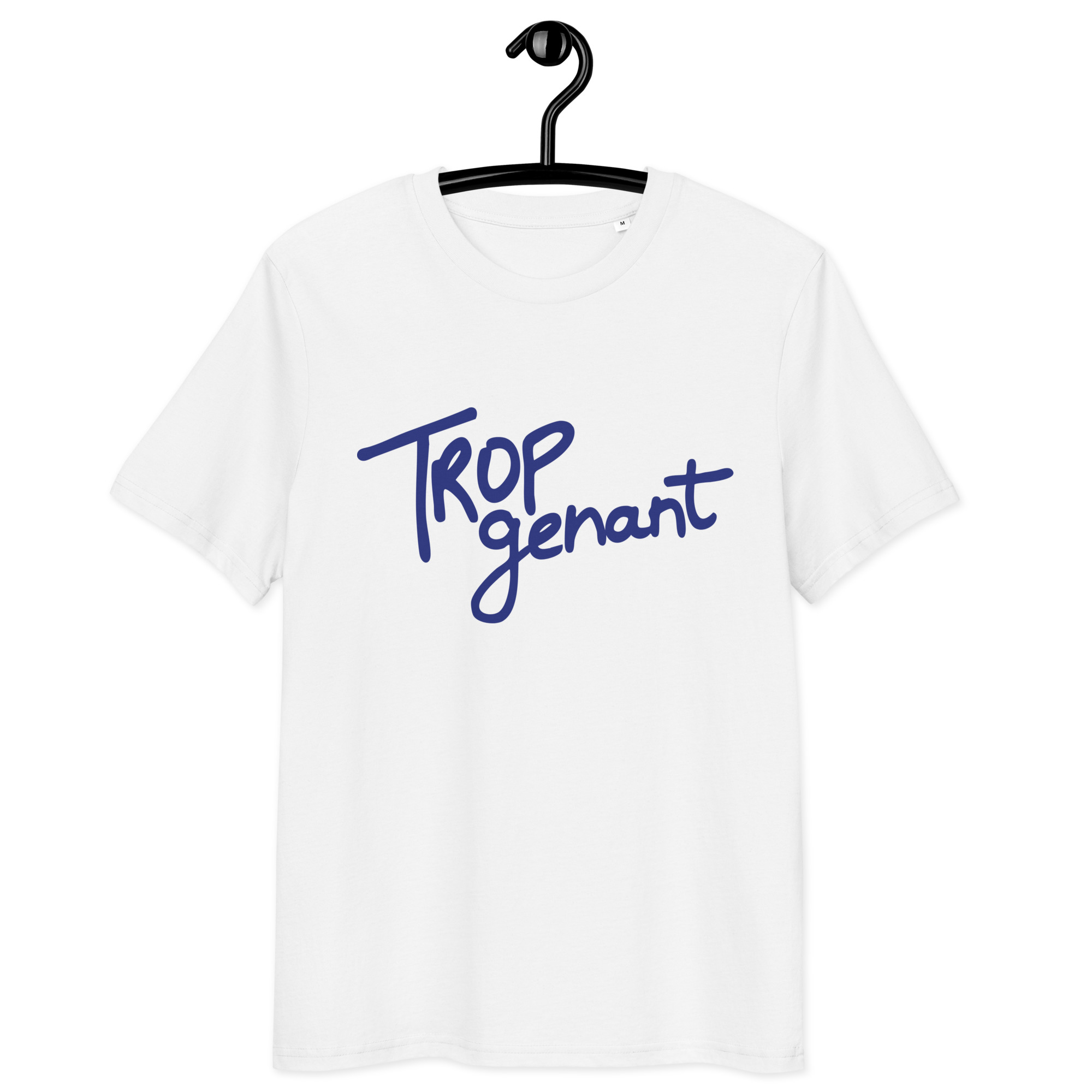 T-shirt "Trop genant" unisexe en coton biologique – Image 2