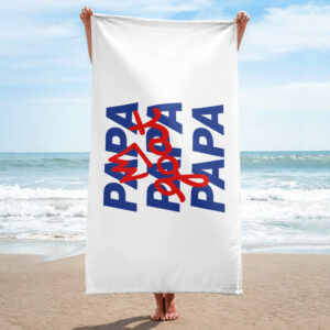 Serviette de plage "PAPA Goat"