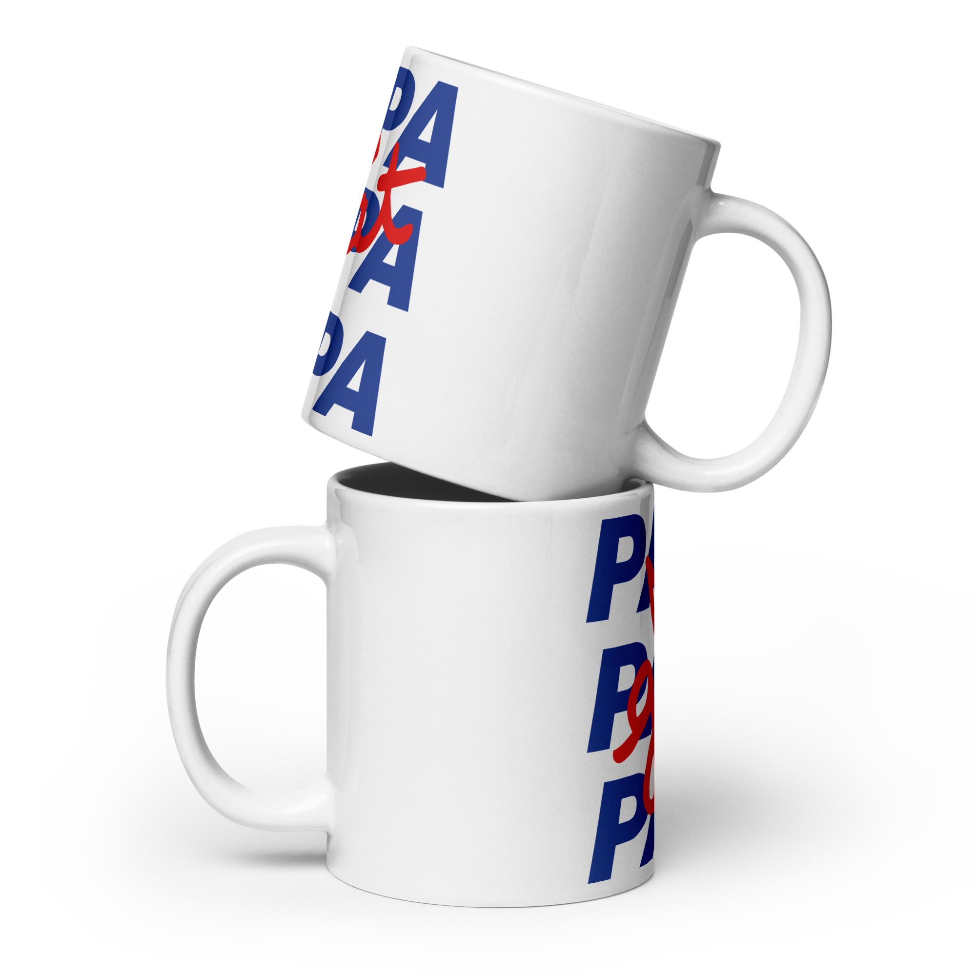 Mug Blanc Brillant "PAPA Goat" – Image 3